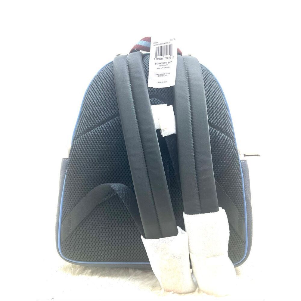 🔥🎁NWT! Coach Court Backpack In Sig Mix Msrp:$498.00 - Picture 5 of 11